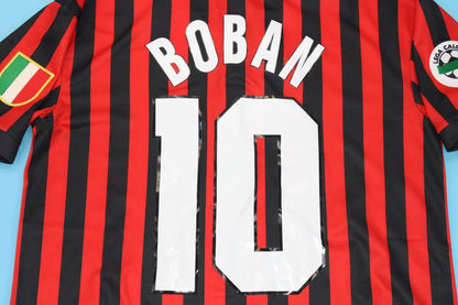 Camiseta Local del AC Milan Centenario 1999/00