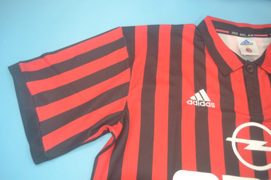 Camiseta Local del AC Milan Centenario 1999/00