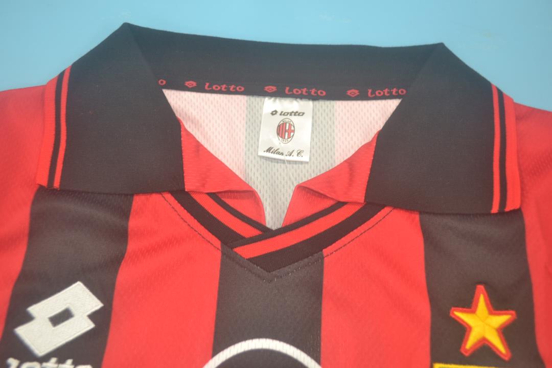 Camiseta de local AC Milan 1996/97