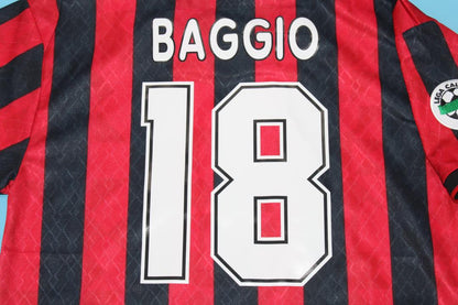 Camiseta local del AC Milan 1995/96
