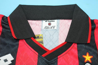 Camiseta local del AC Milan 1995/96