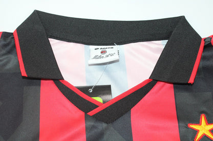 AC Milan 1993/94 Long Sleeves Home Shirt