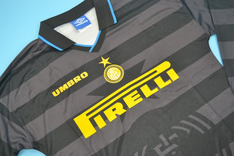 Camiseta de la tercera equipación de manga larga del Inter de Milán 1997/98