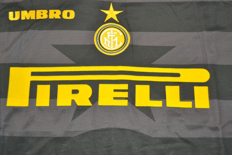 Camiseta de la tercera equipación de manga larga del Inter de Milán 1997/98