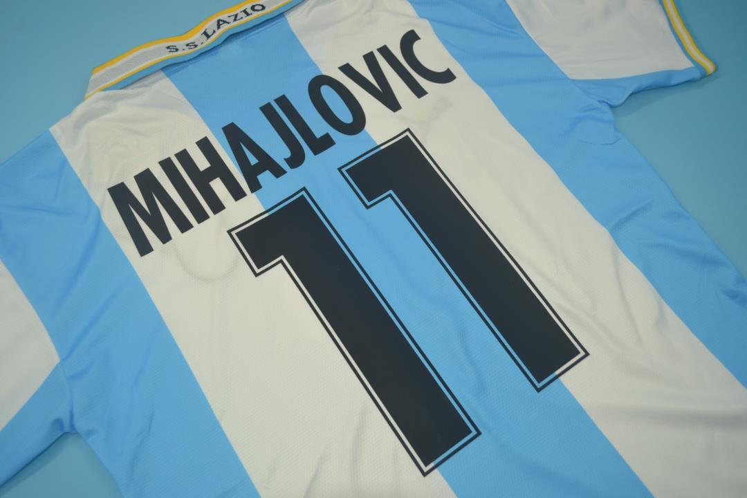 Camiseta de local de la Lazio 1999/00 de la Liga de Campeones