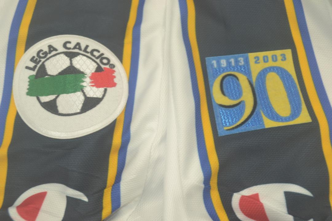 Maillot extérieur Parme 2002/03