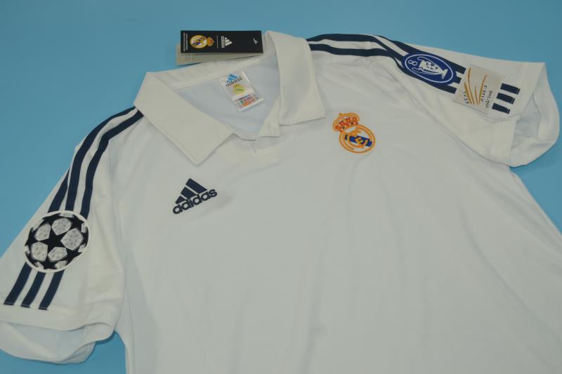 Camiseta de local del Real Madrid Centenario 2001/02
