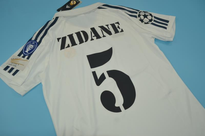 Camiseta de local del Real Madrid Centenario 2001/02