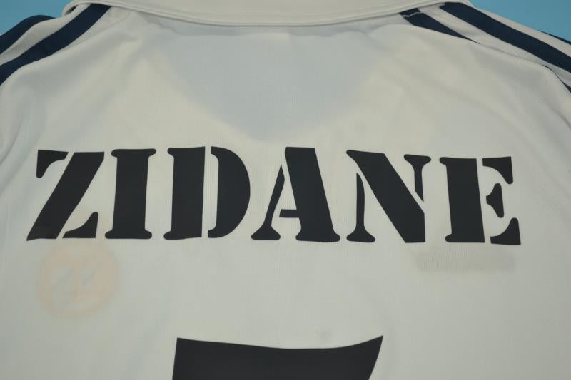 Camiseta de local del Real Madrid Centenario 2001/02