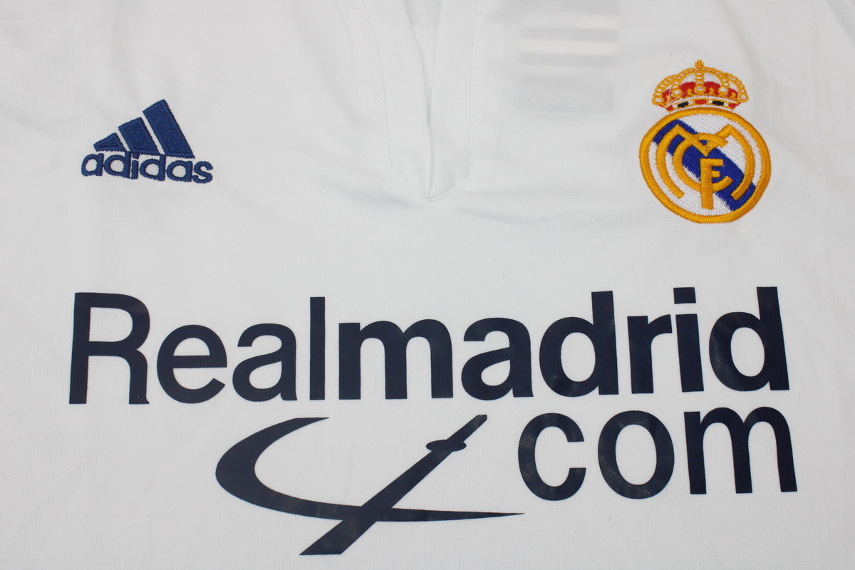 Maillot domicile du Real Madrid 2001/02