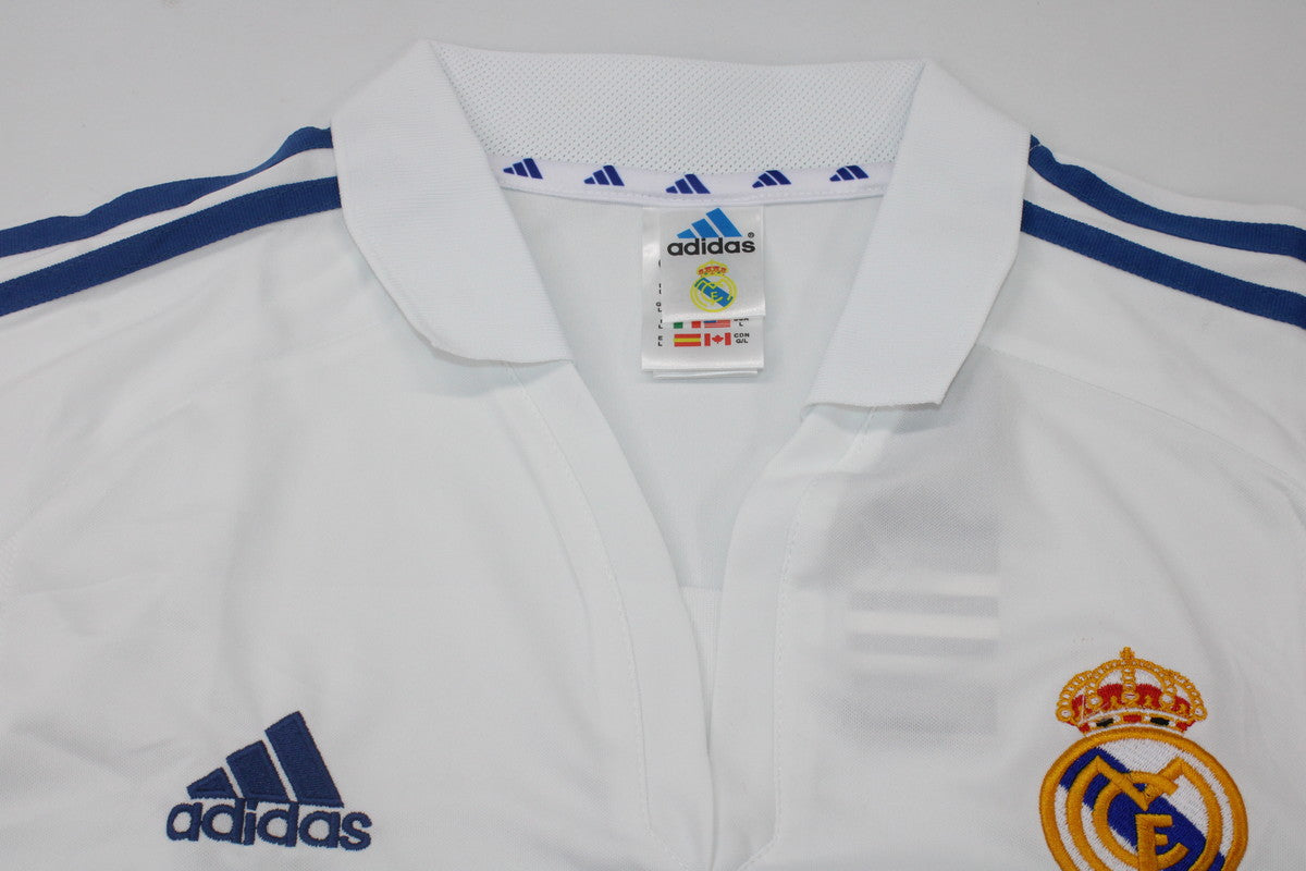Maillot domicile du Real Madrid 2001/02