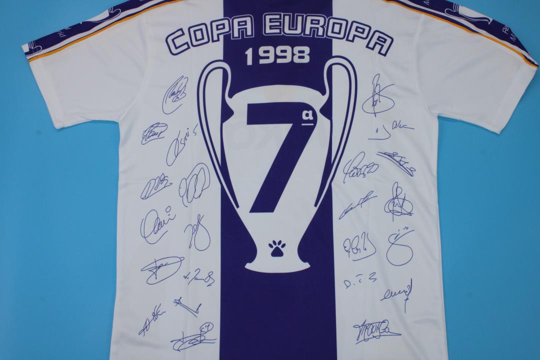 Real Madrid 1997/98 European Cup Winners Special Shirt