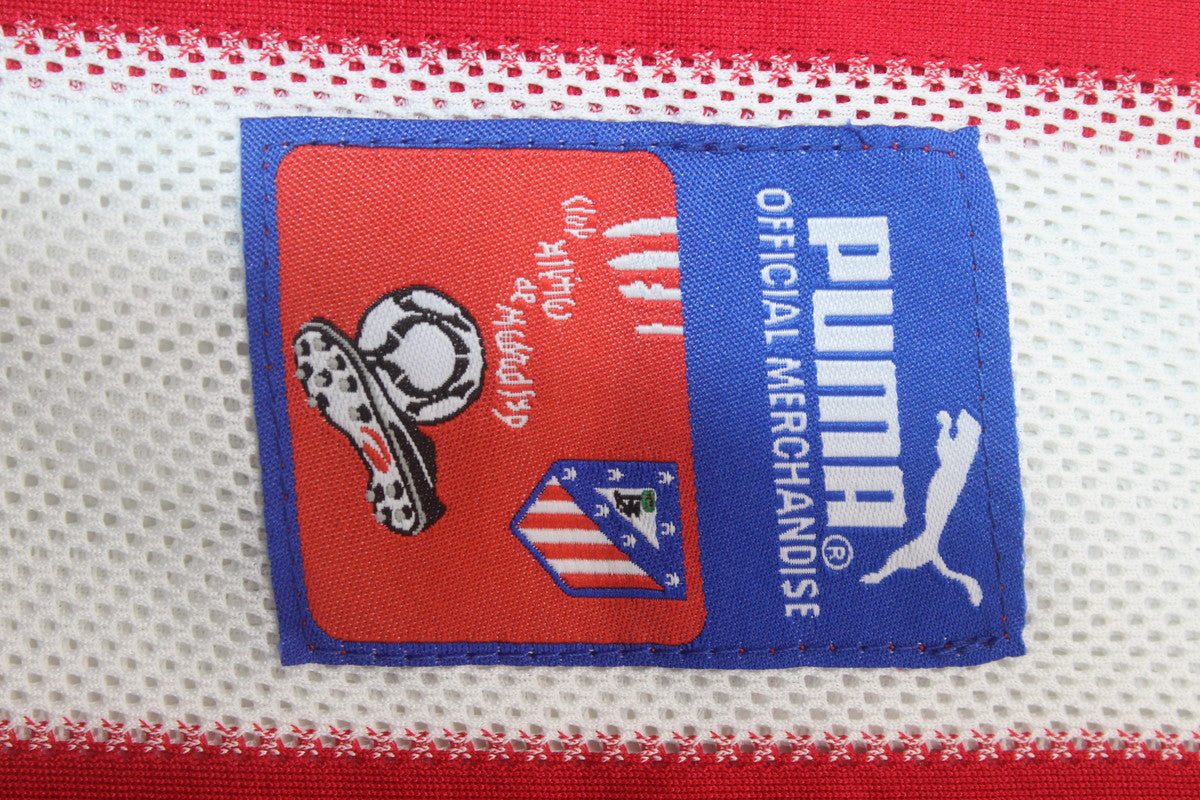 Camiseta de local del Atlético de Madrid 1997/98