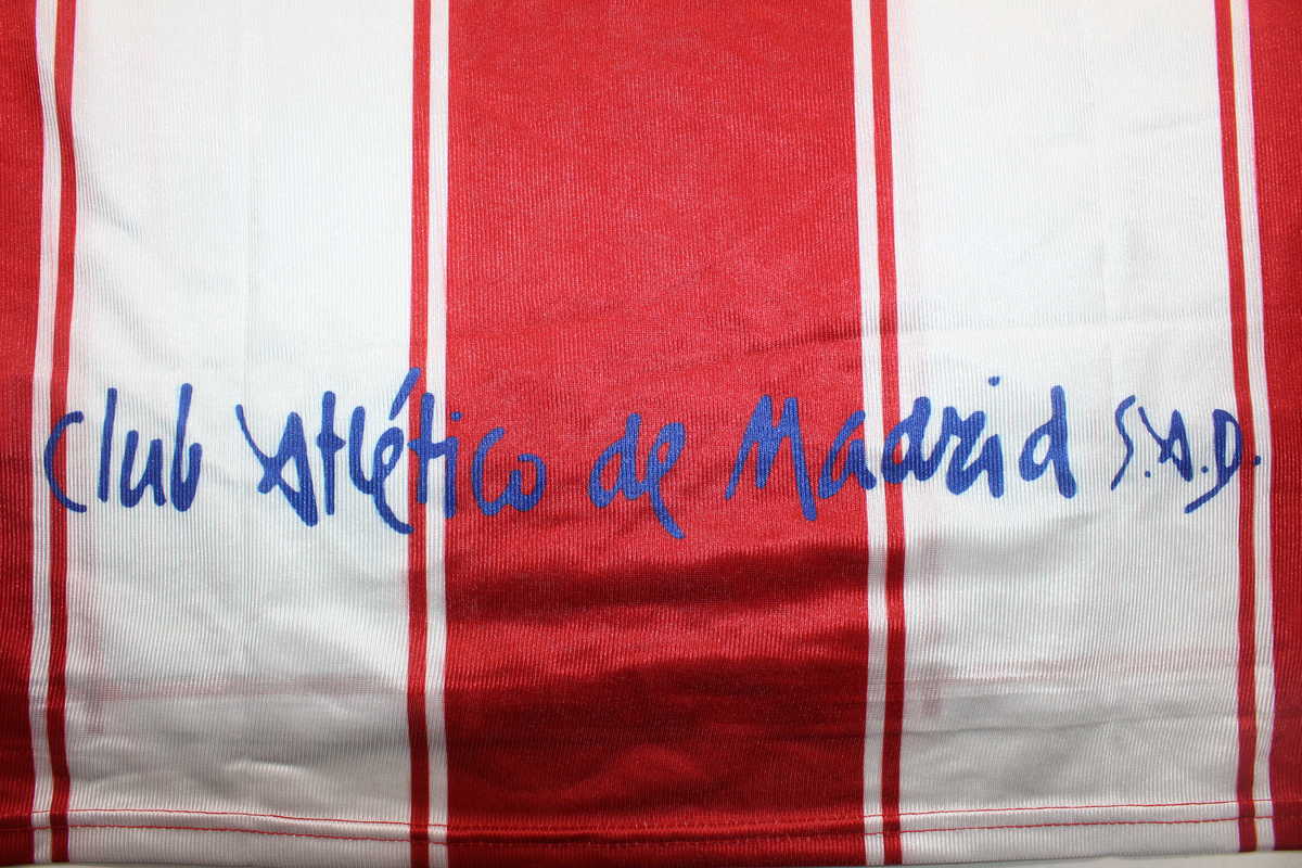 Camiseta de local del Atlético de Madrid 1999/00