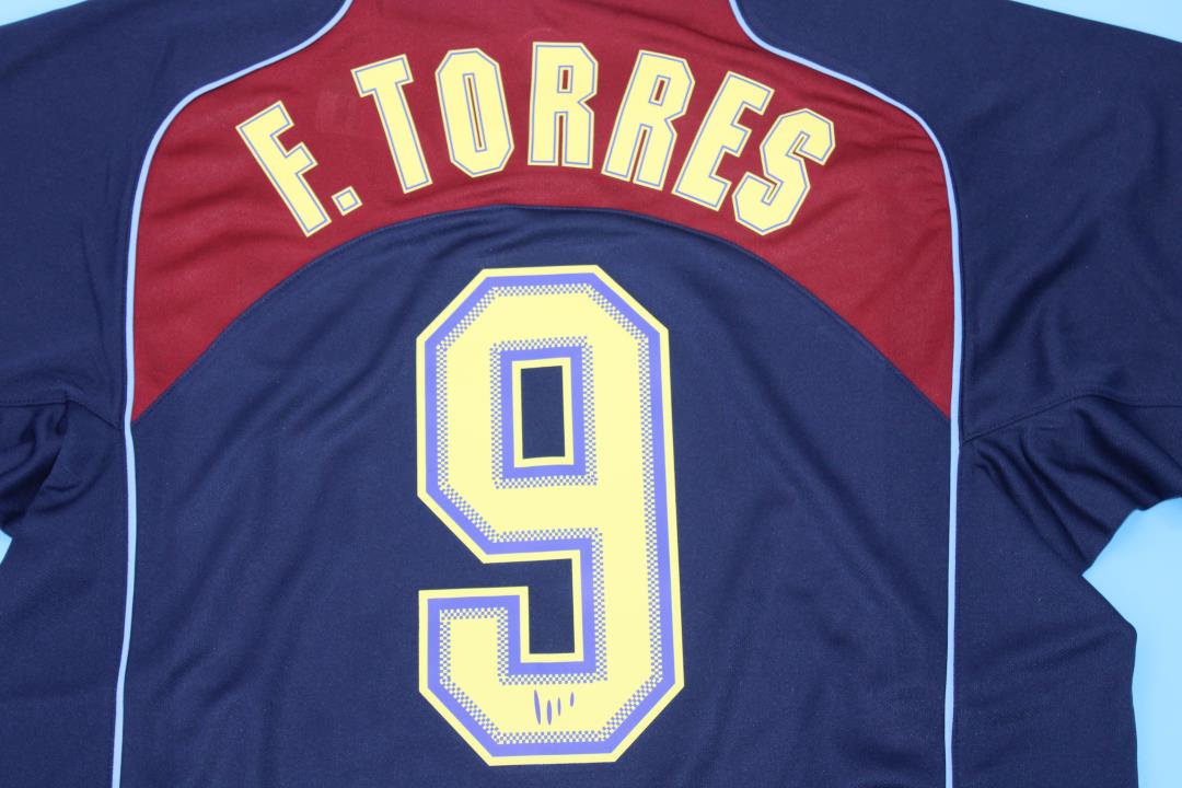 Camiseta de Visitante del Atlético de Madrid 2004/05 de Manga Larga