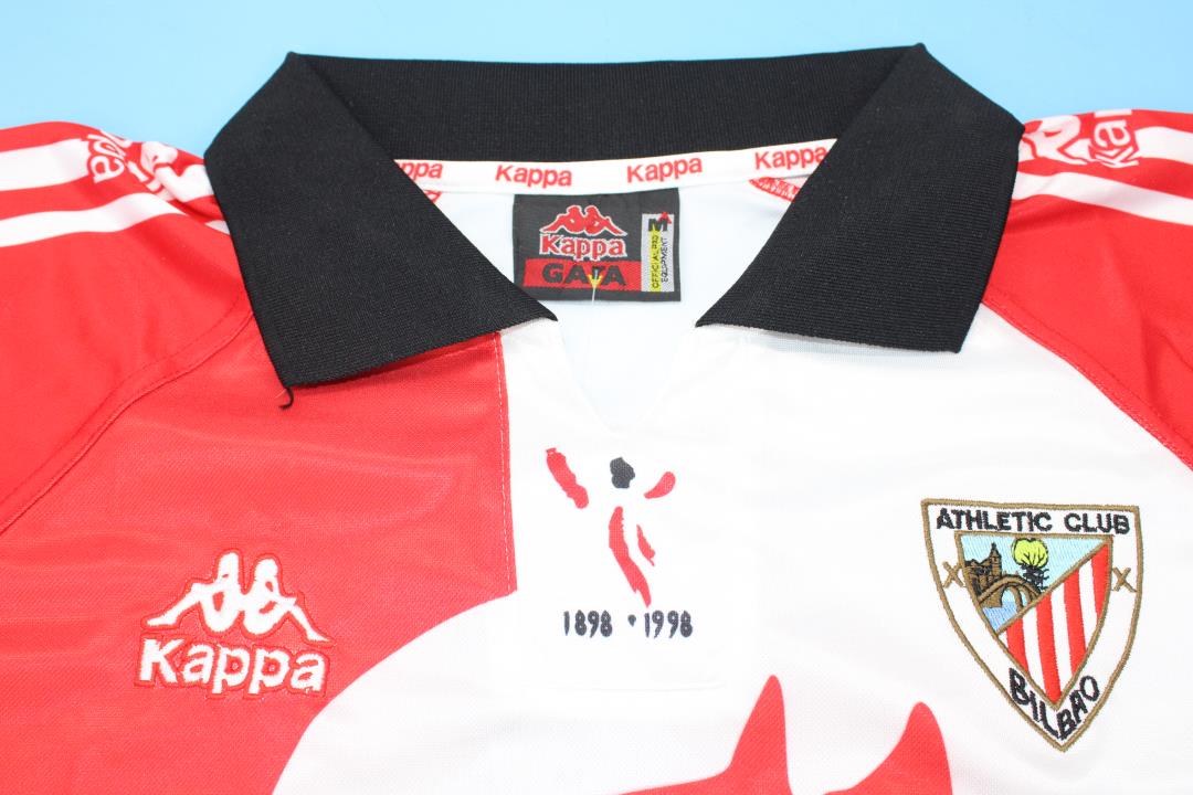 Camiseta del tercer uniforme del Athletic de Bilbao de 1997/98 por el Centenario