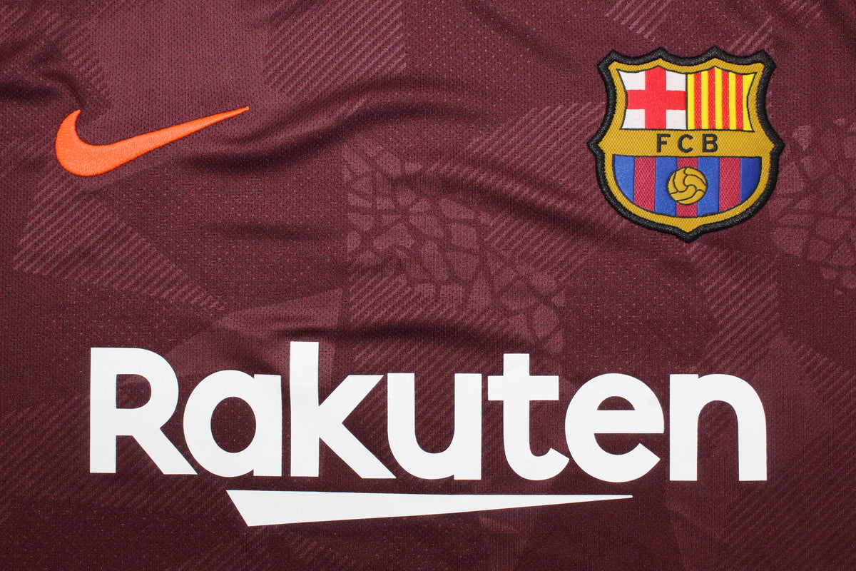 Camiseta de la tercera equipación del Barcelona 2017/18
