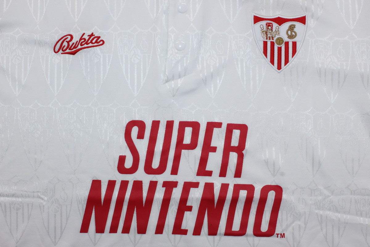 Camiseta de local del Sevilla 1990/92