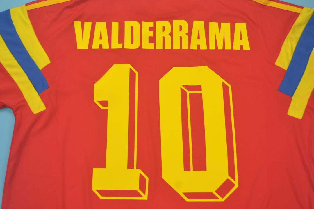 Camiseta de visitante de Colombia 1990