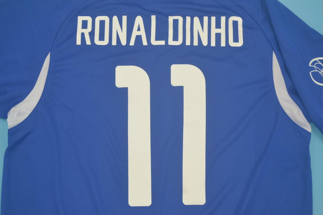 Camiseta de visitante de Brasil 2002/04