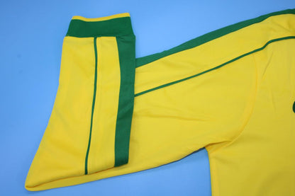 Brasil 1998/00 Camiseta de local de manga larga