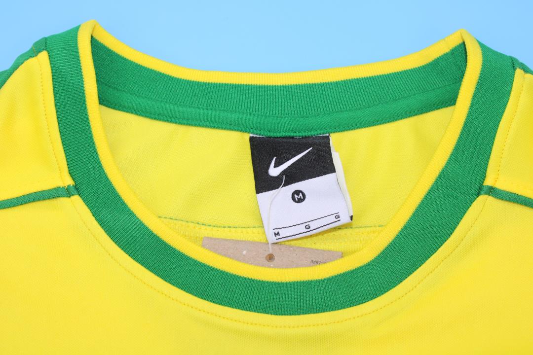 Brasil 1998/00 Camiseta de local de manga larga