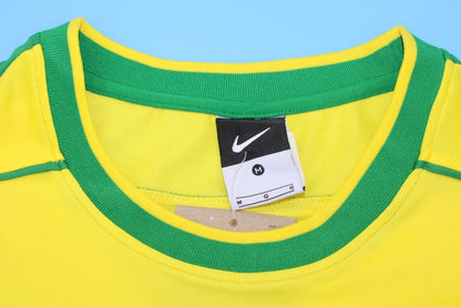 Brasil 1998/00 Camiseta de local de manga larga