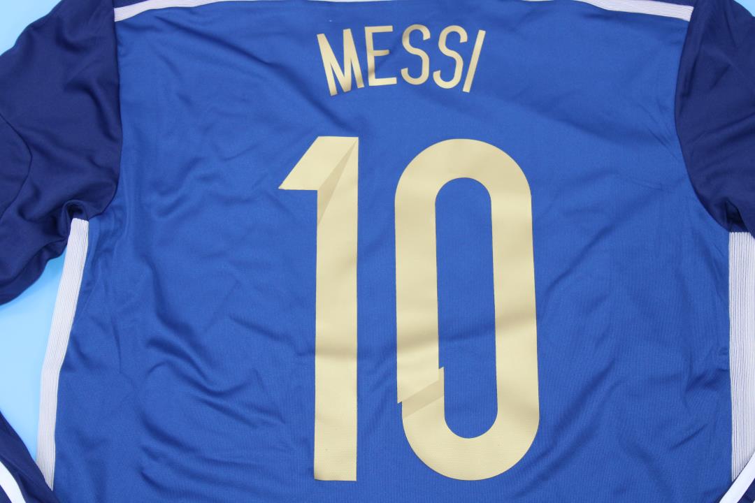 Argentina 2014/15 Long Sleeves WC Final Away Shirt