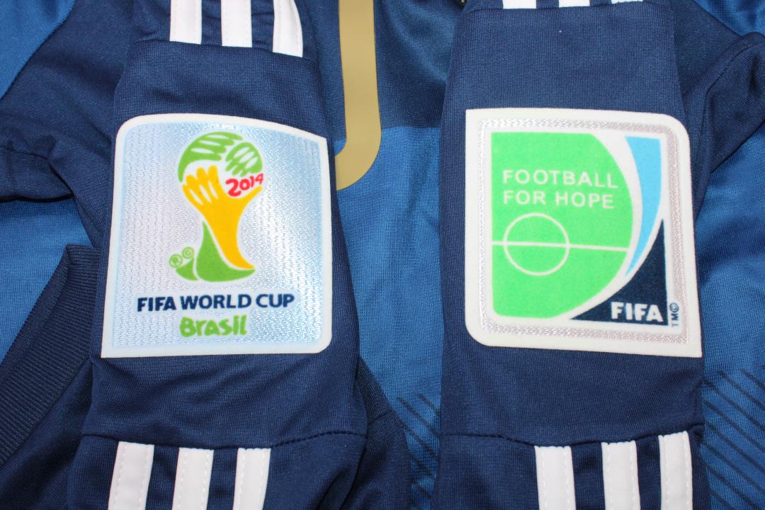 Argentina 2014/15 Long Sleeves WC Final Away Shirt
