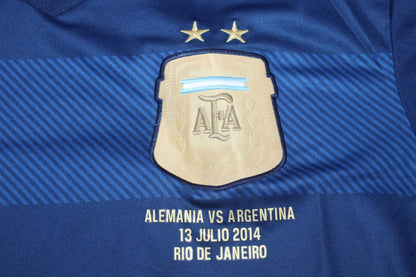 Argentina 2014/15 Long Sleeves WC Final Away Shirt