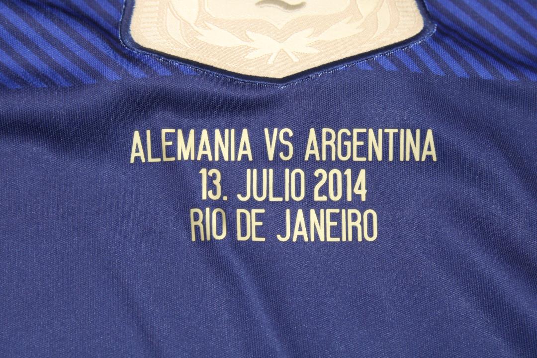 Argentina Camiseta de visitante Final Copa del Mundo 2014/15