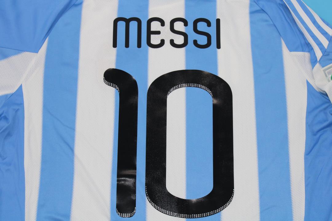 Camiseta de local de Argentina 2010/11