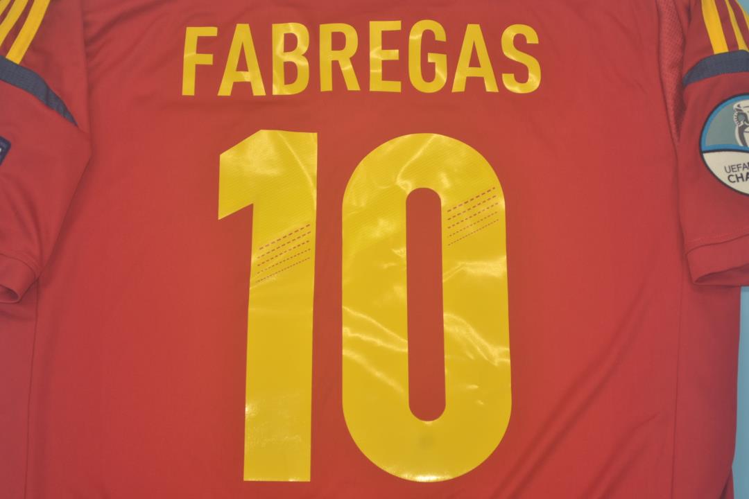 Maillot Domicile Final Espagne Euros 2012/13