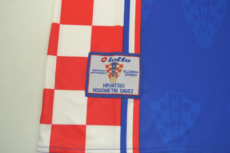Maillot extérieur Croatie Coupe du Monde 1998/01