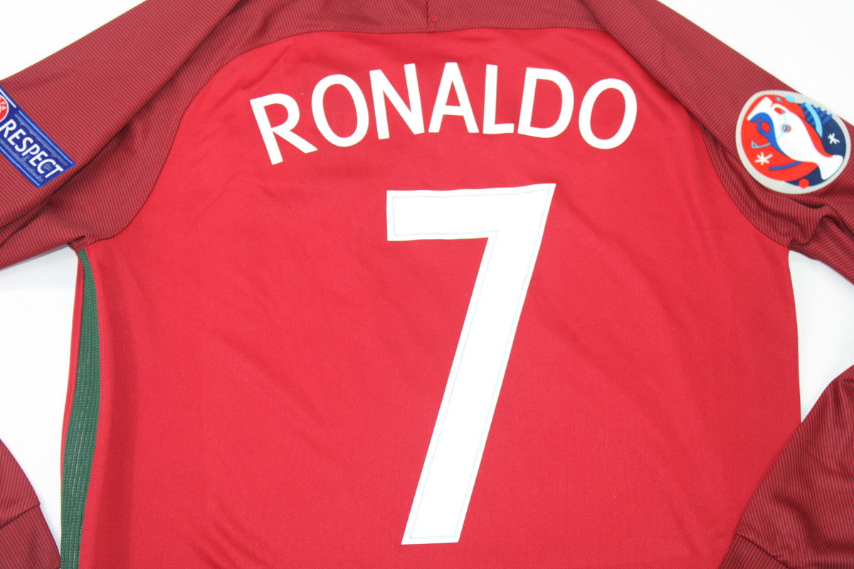 Portugal 2016/17 Euros Final Camiseta de local de manga larga