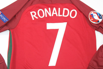 Portugal 2016/17 Euros Final Camiseta de local de manga larga