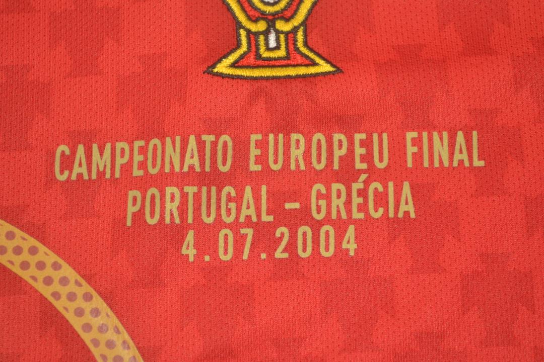 Maillot domicile finale Euro Portugal 2004/06