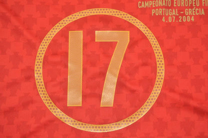 Maillot domicile finale Euro Portugal 2004/06