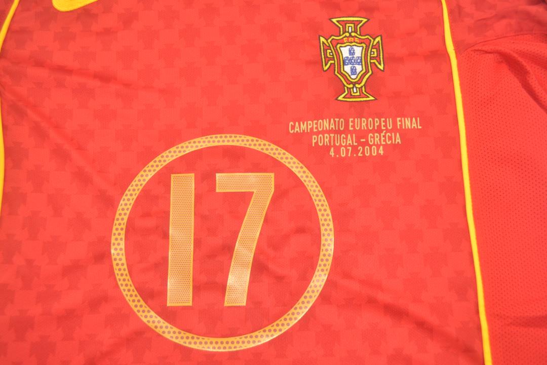Maillot domicile finale Euro Portugal 2004/06
