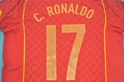 Maillot domicile finale Euro Portugal 2004/06
