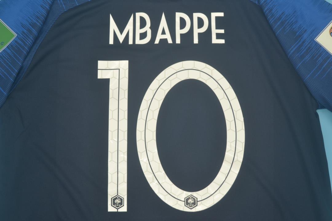 Camiseta de la primera equipación de la Copa del Mundo de Francia 2018/19
