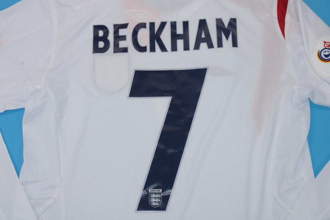 Maillot domicile manches longues Angleterre 2005/07