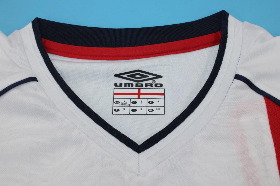 Maillot domicile manches longues Angleterre 2001/03