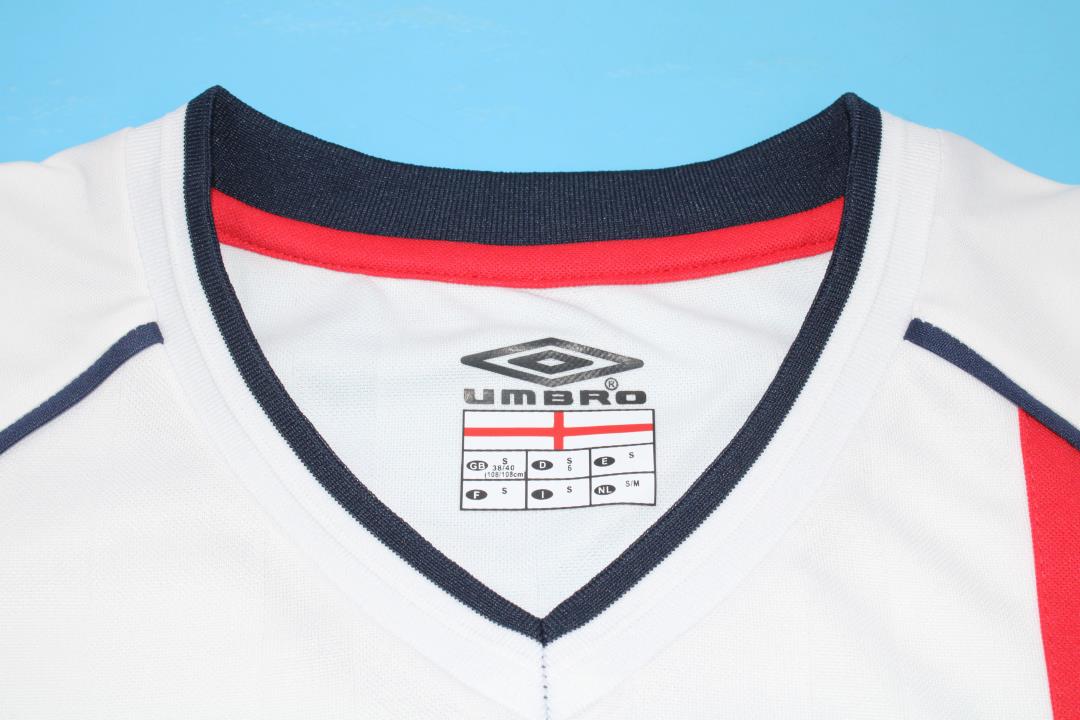 Camiseta de local de Inglaterra 2001/03