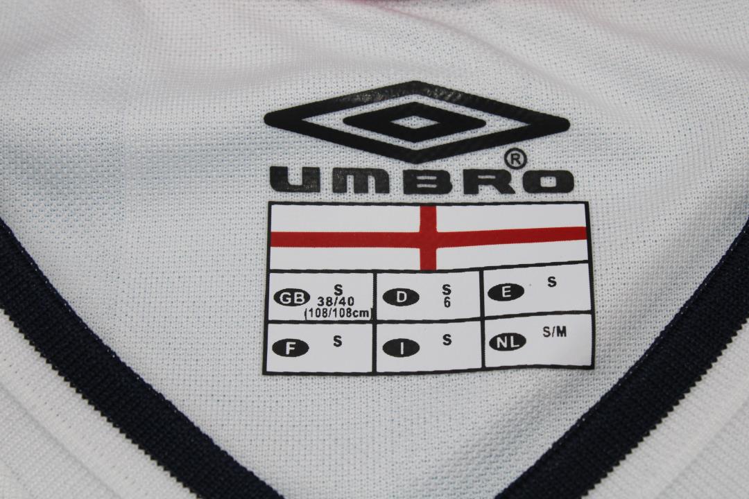 Camiseta de local de Inglaterra 2001/03