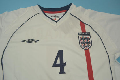 Camiseta de local de Inglaterra 2001/03