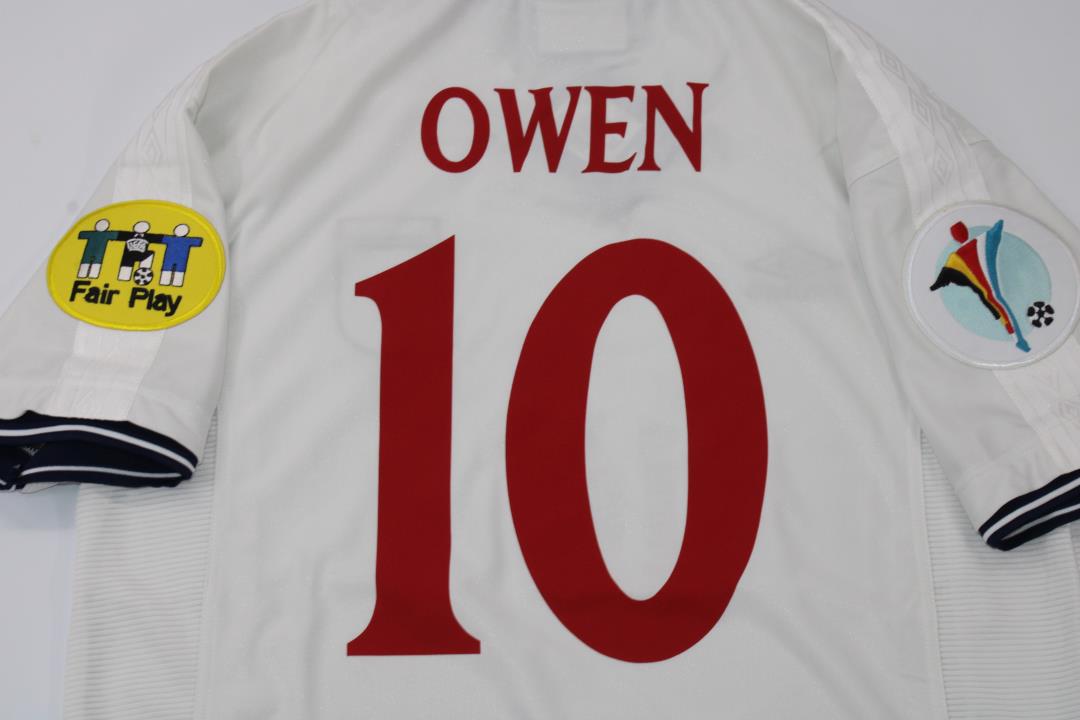 Angleterre 1999/01 Maillot Domicile