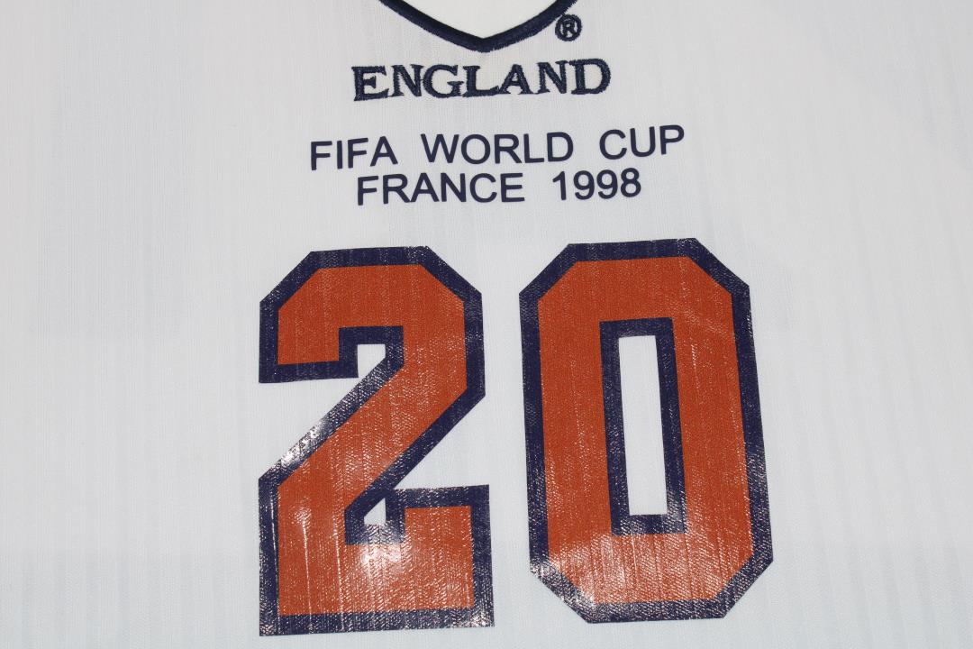 Camiseta de local de Inglaterra Mundial 1997/99