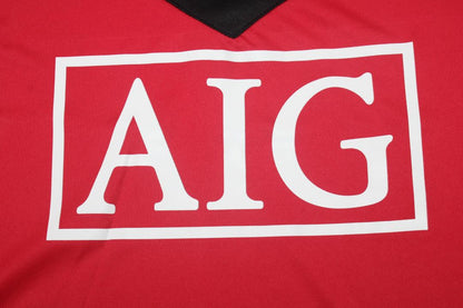 Camiseta Manga Larga Manchester United 2009/10 Local