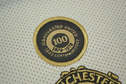 Camiseta reversible de visitante/tercera del Manchester United 2001/02